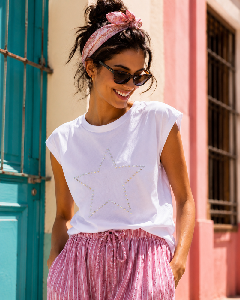 Camiseta Estrella Tachuelas