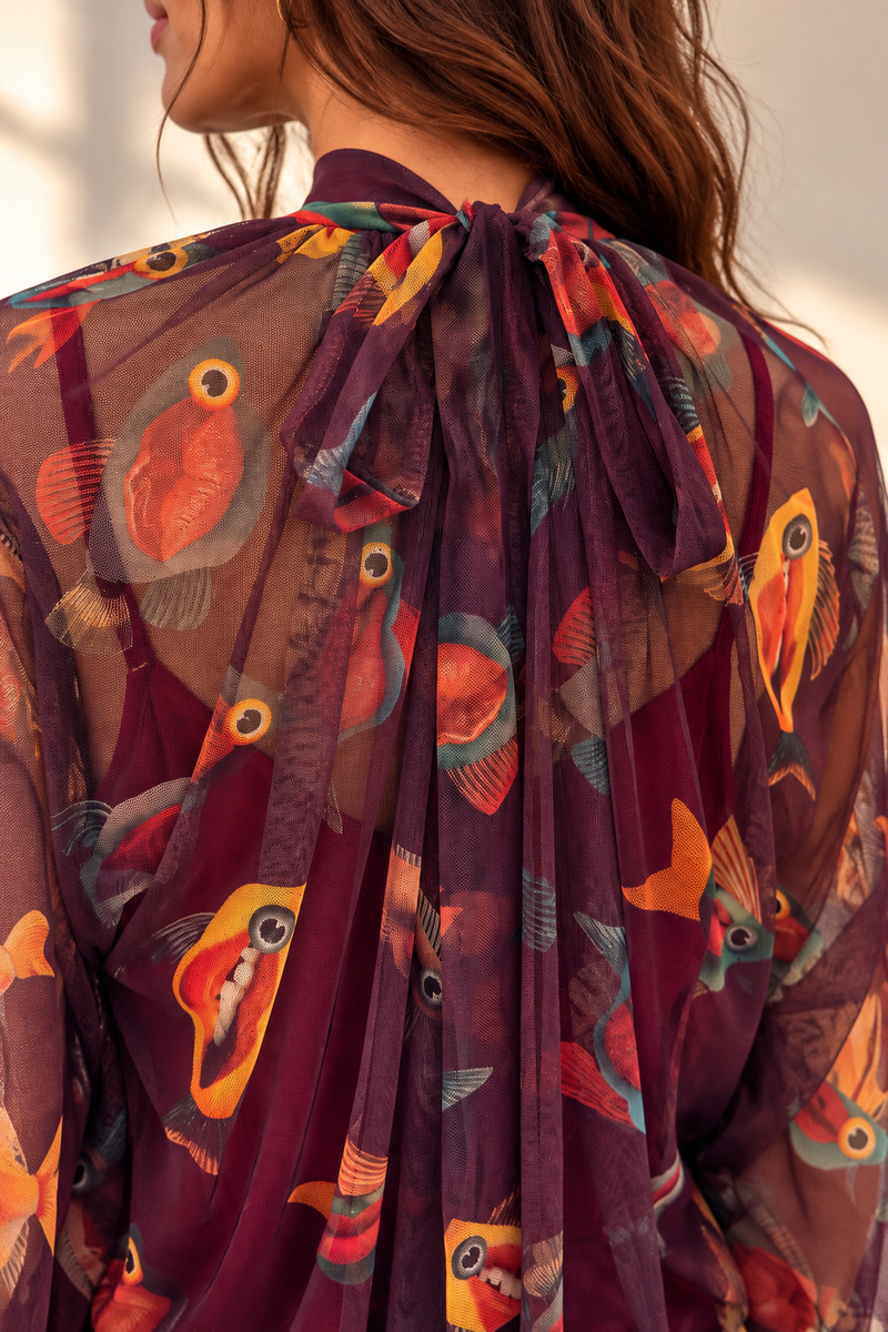 Blusa Peces Tul