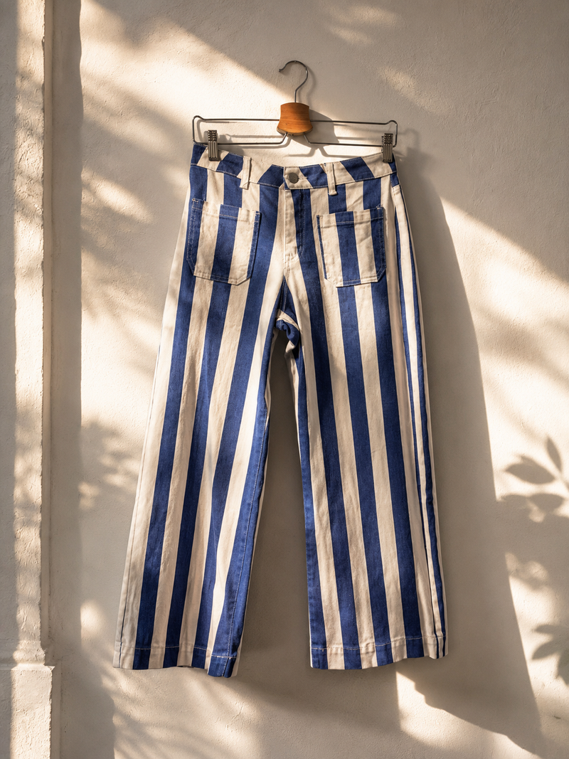 Pantalón Capri Rayas