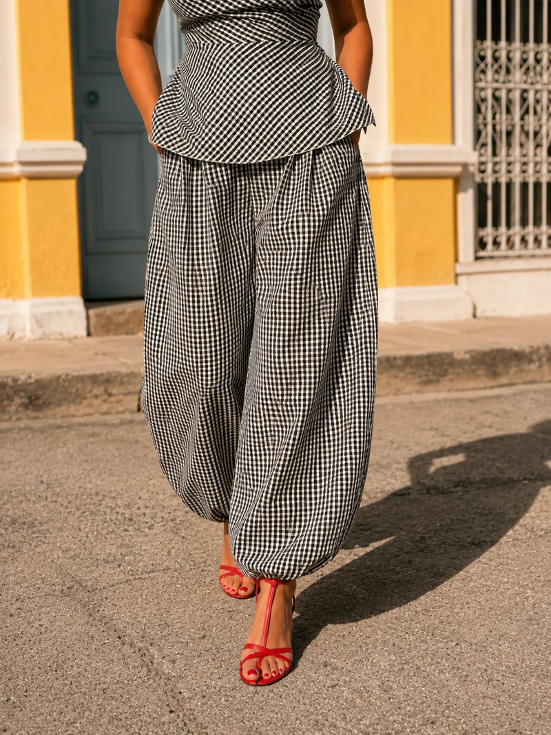 Pantalón Vichy