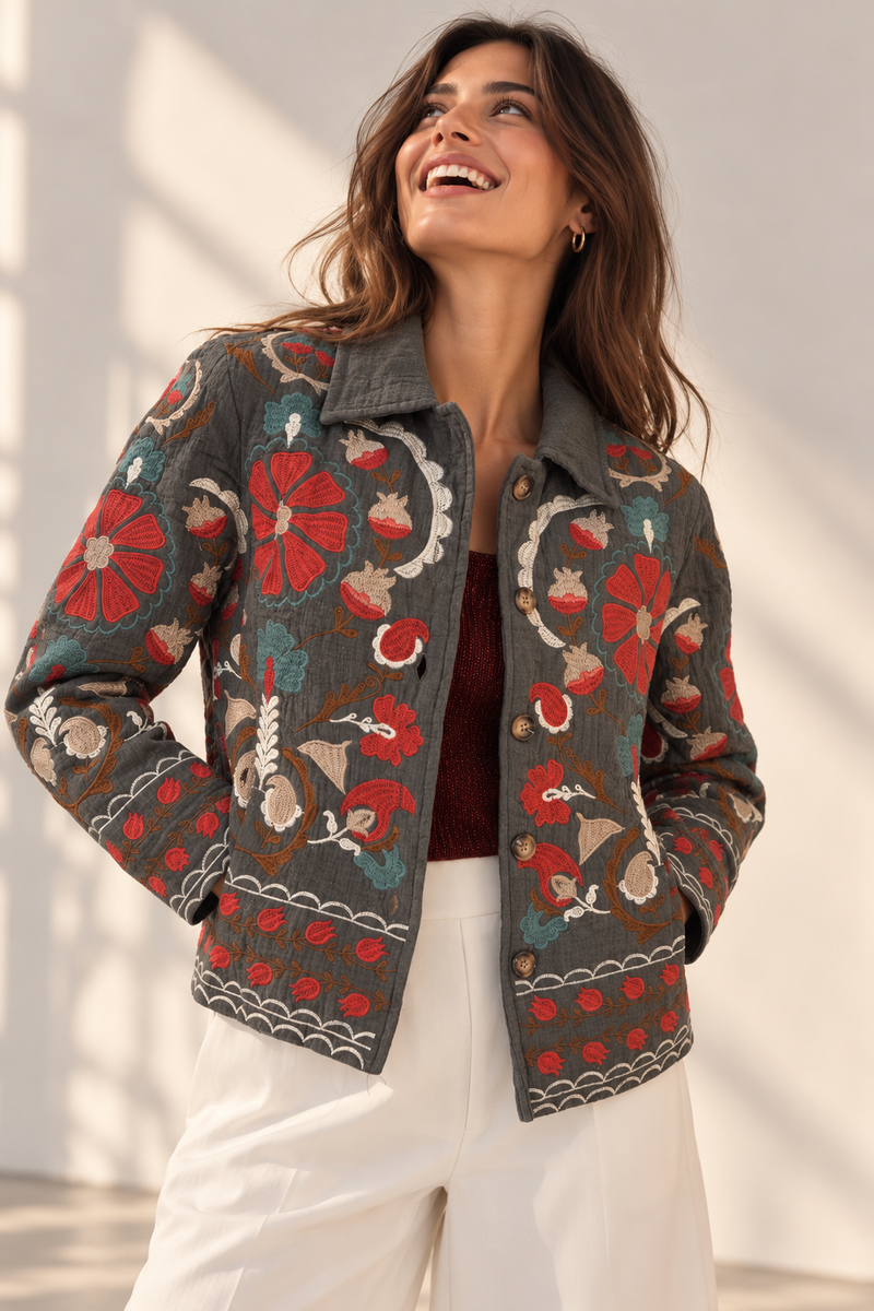 Chaqueta Bordada Sobe