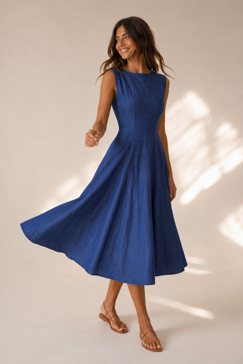 Vestido Velvet Denim
