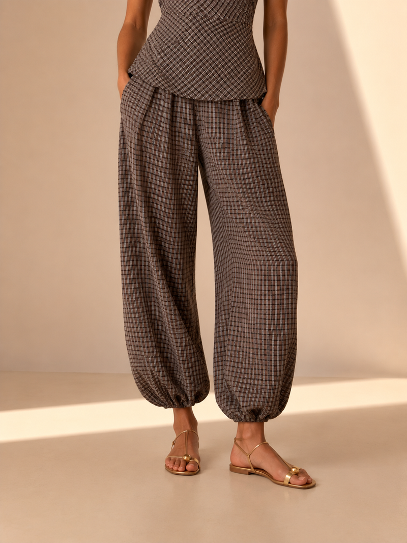 Pantalón Clau Chocolate