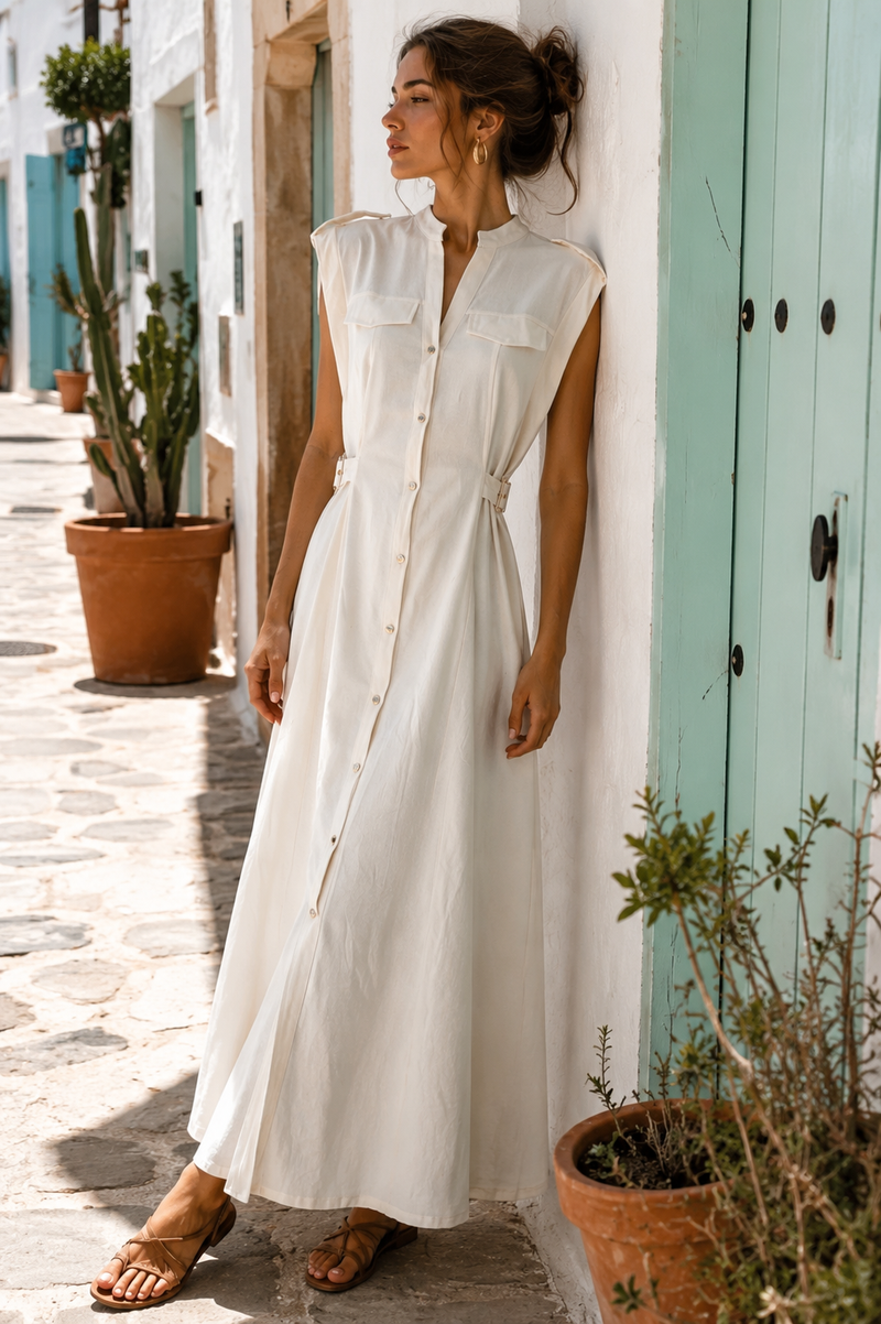 Vestido Lino Casei
