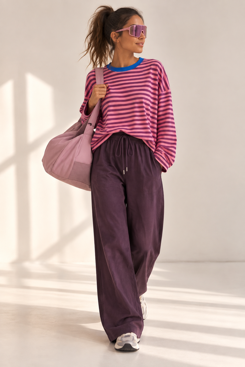Camiseta Oversize Rayas