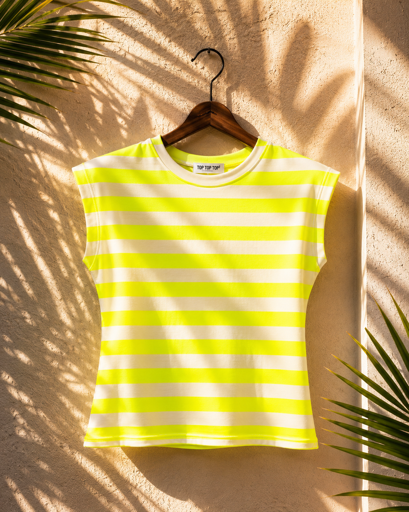 Camiseta Hombreras Flúor