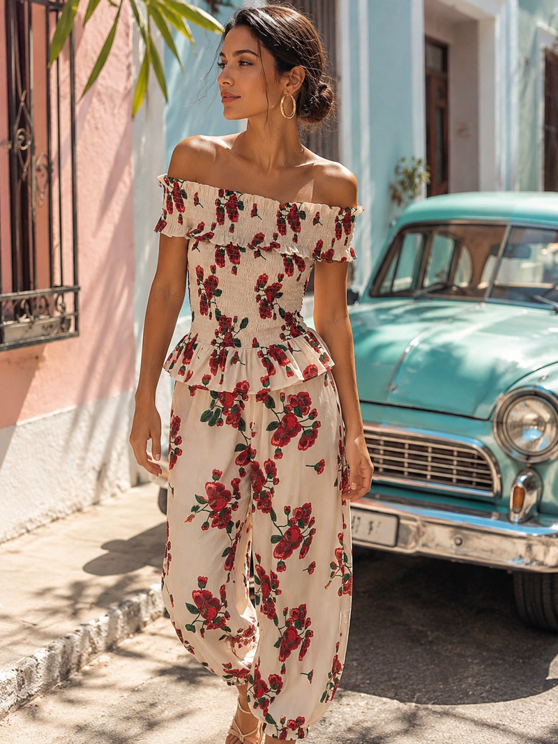 Pantalón Flores